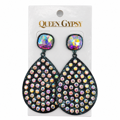 Rhinestone Rodeo Teardrop Earrings