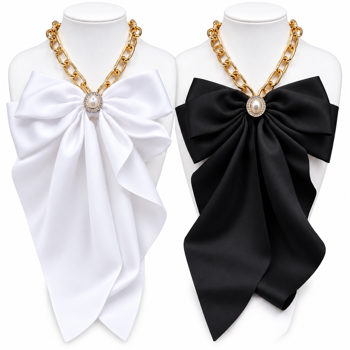Pearl Bow-lo Necklace