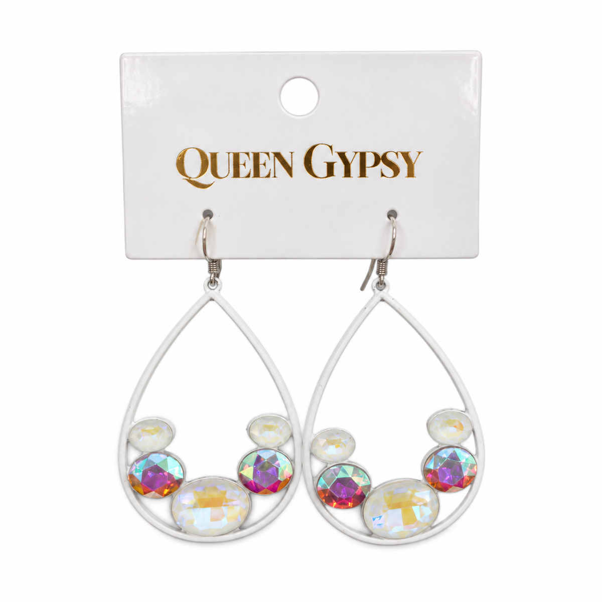 Bright Side Crystal Teardrop Earrings