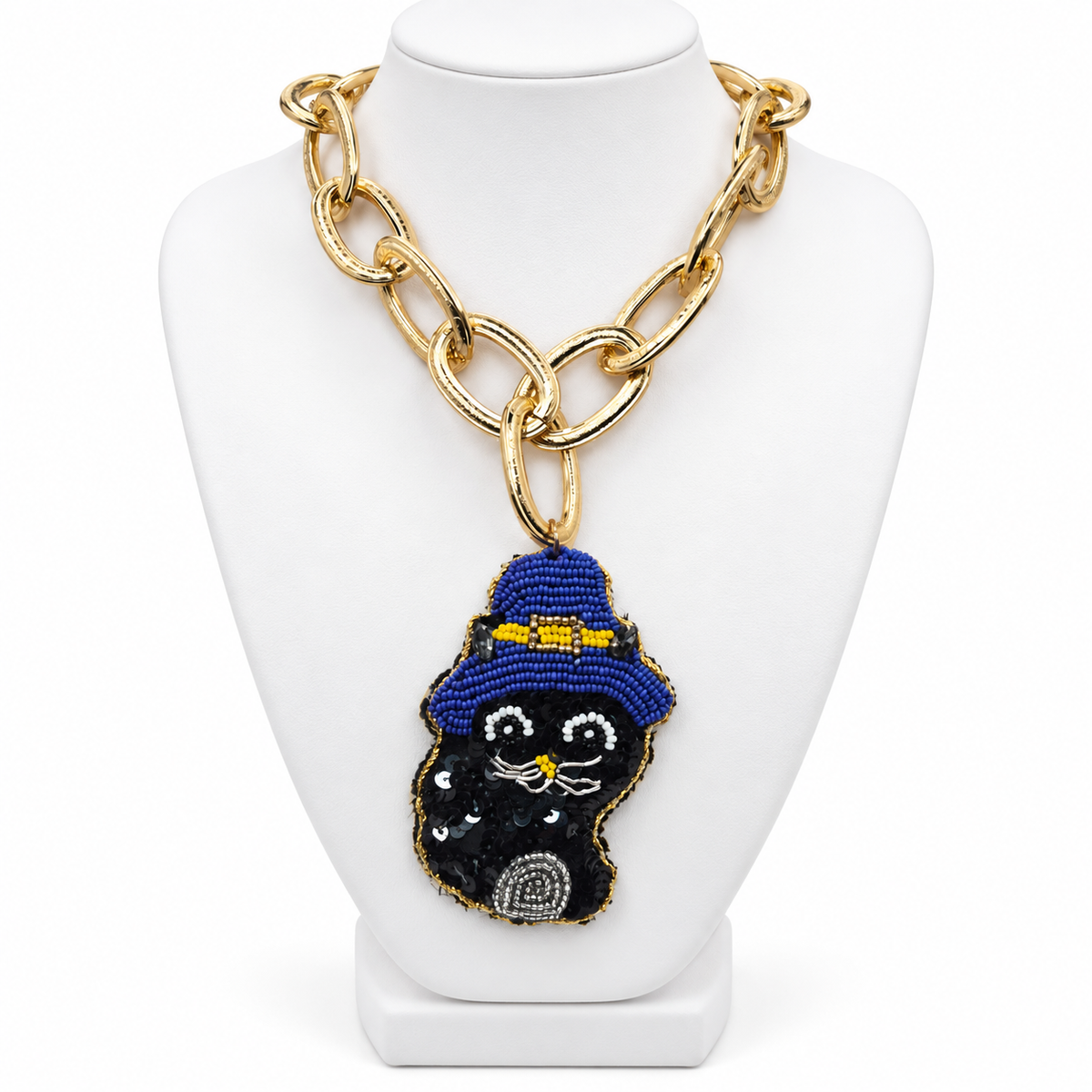 Velvet Halloween Chain Necklace