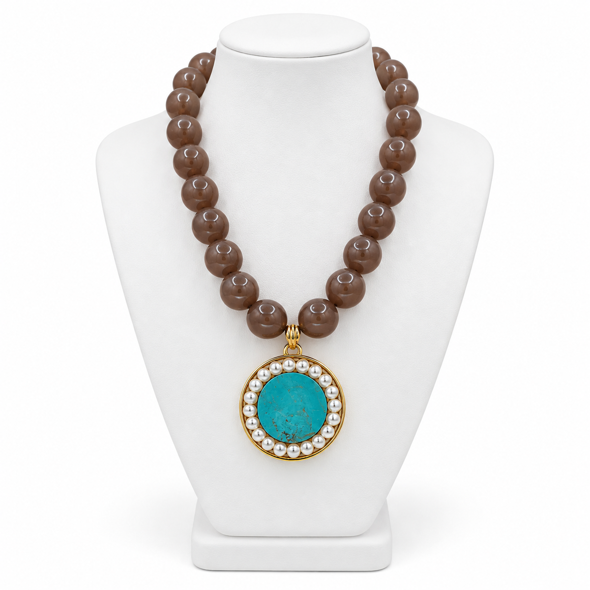 Chamilla Turquoise Medallion Necklace