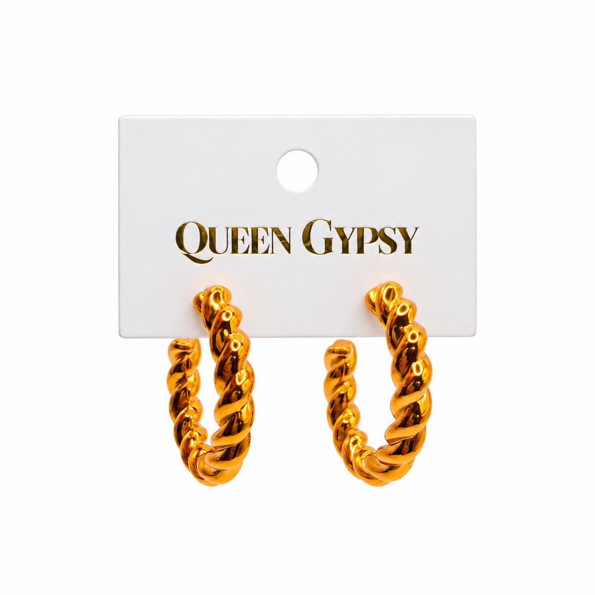 All Twisted Up Hoop Earrings