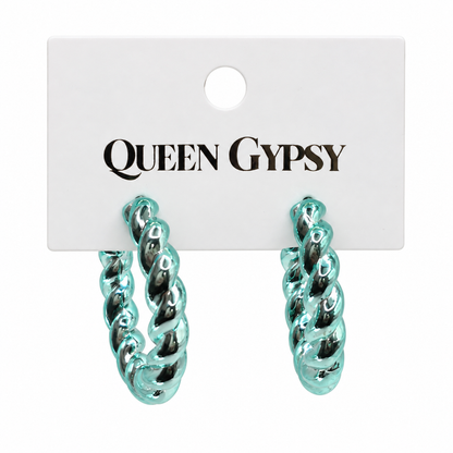 All Twisted Up Hoop Earrings
