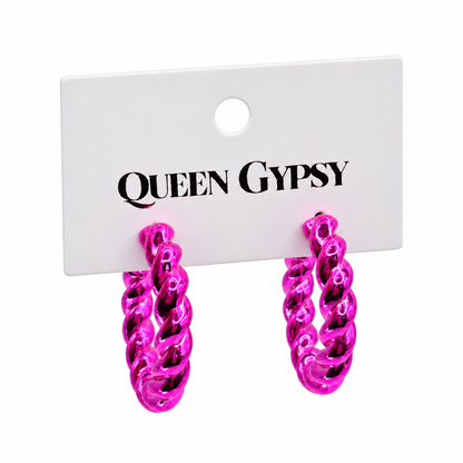 All Twisted Up Hoop Earrings