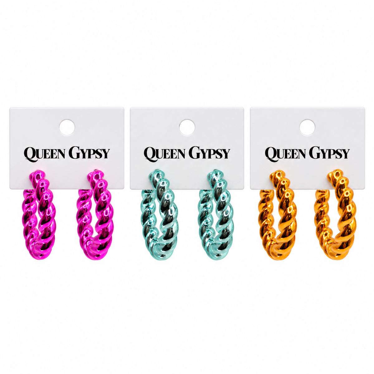 All Twisted Up Hoop Earrings