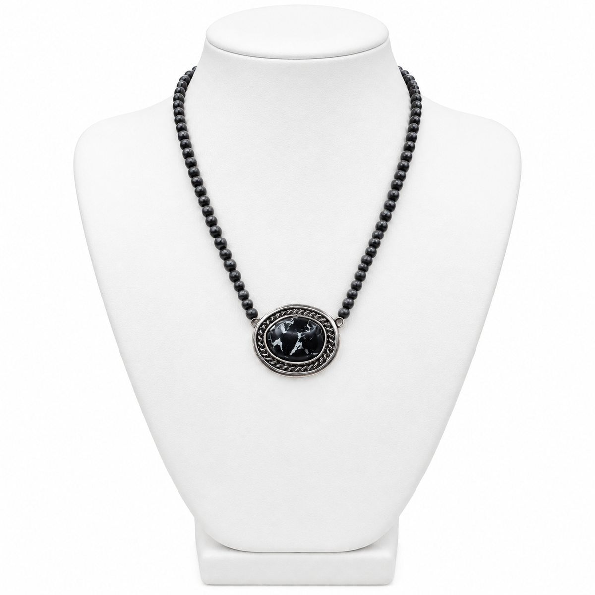 Desert Pearls & Stone Necklace