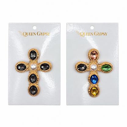 Blessed & Brilliant Cross Brooch
