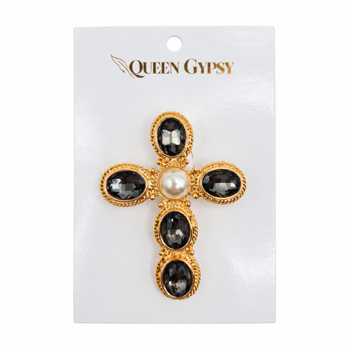 Blessed & Brilliant Cross Brooch