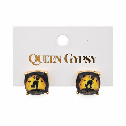 Moonlit Mischief Stud Earrings