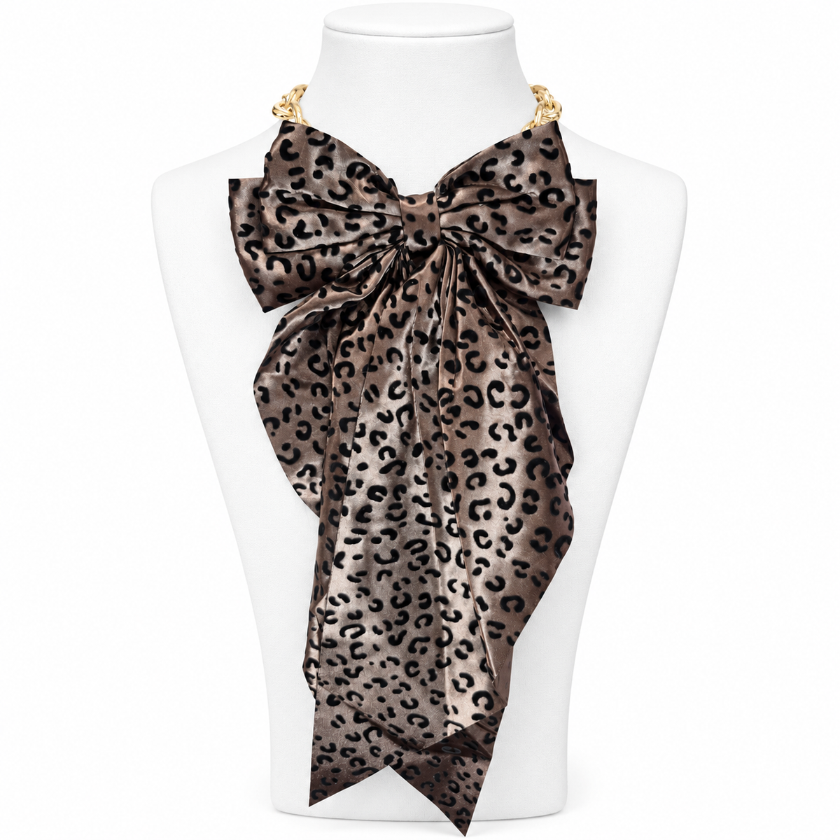 Untamed Elegance Bow Necklace