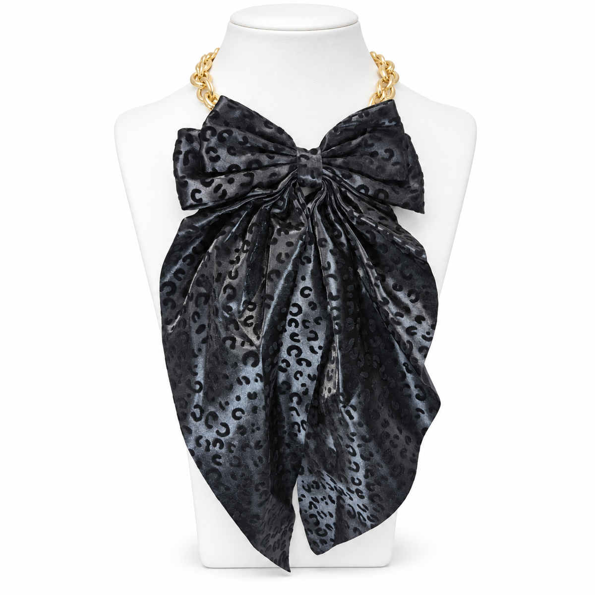 Untamed Elegance Bow Necklace