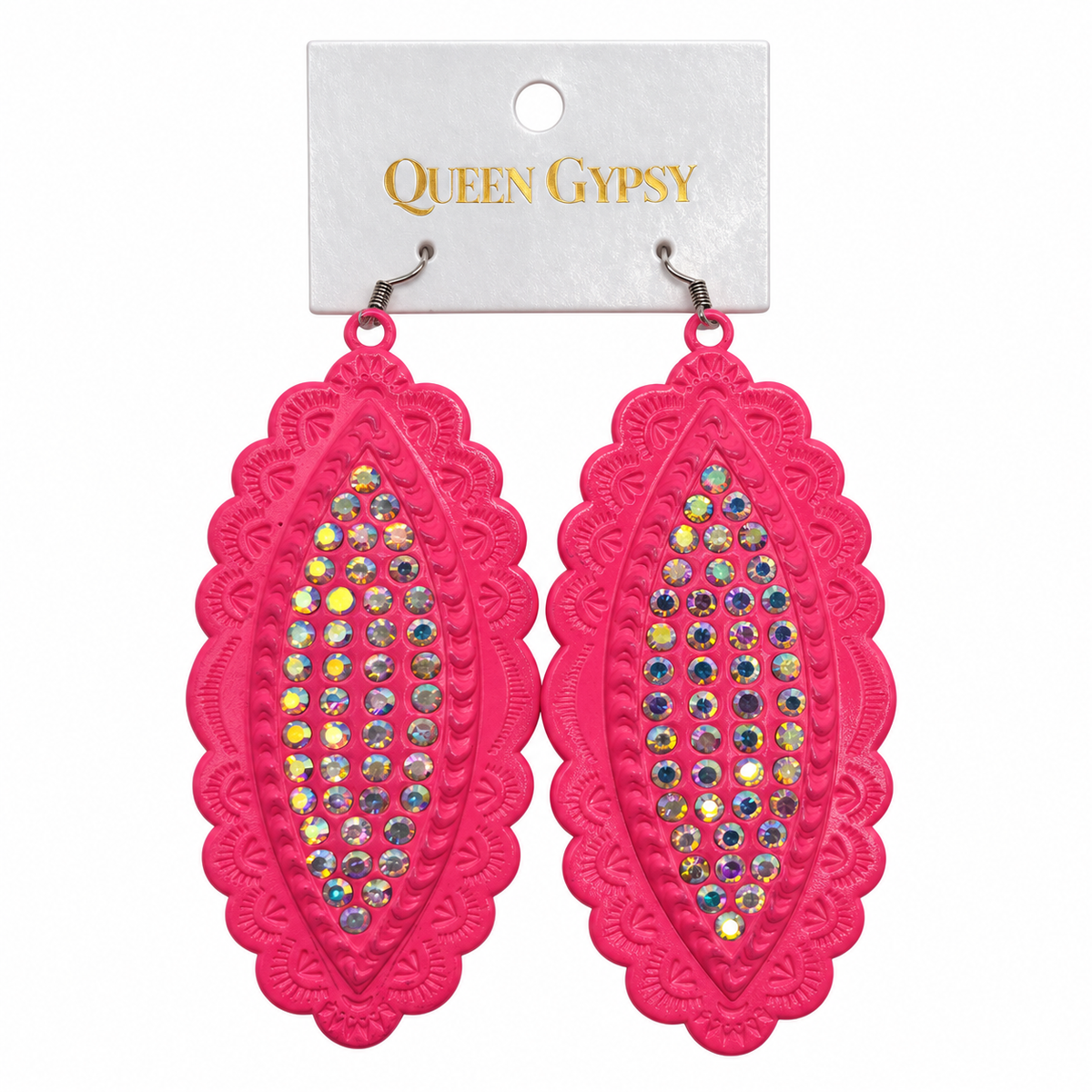 Western Glam Concho Earrings