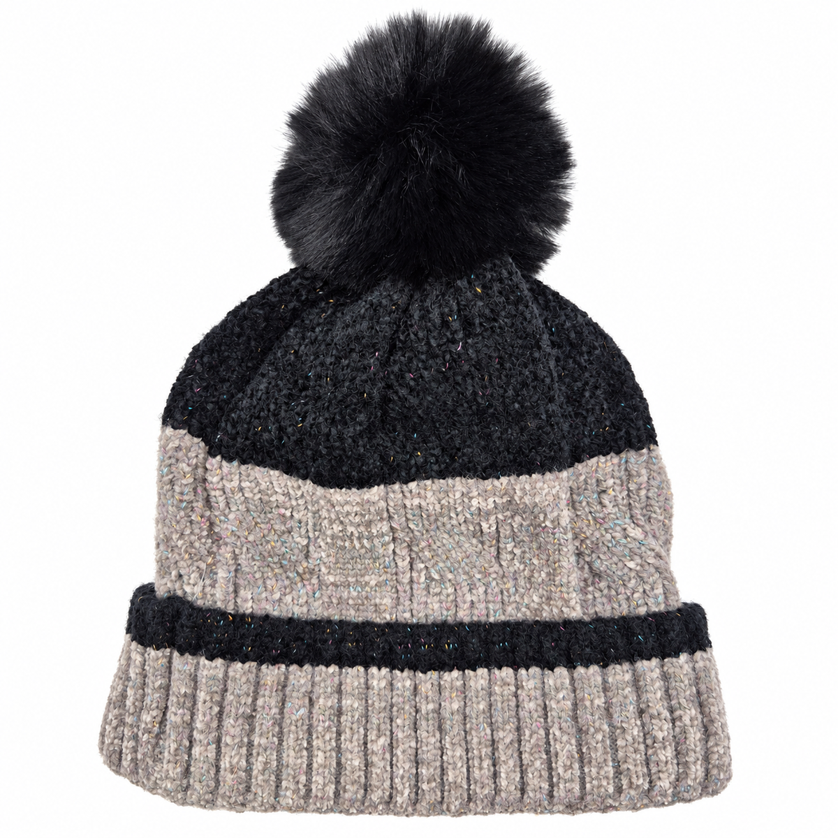 Confetti Cozy Colorblock Beanie