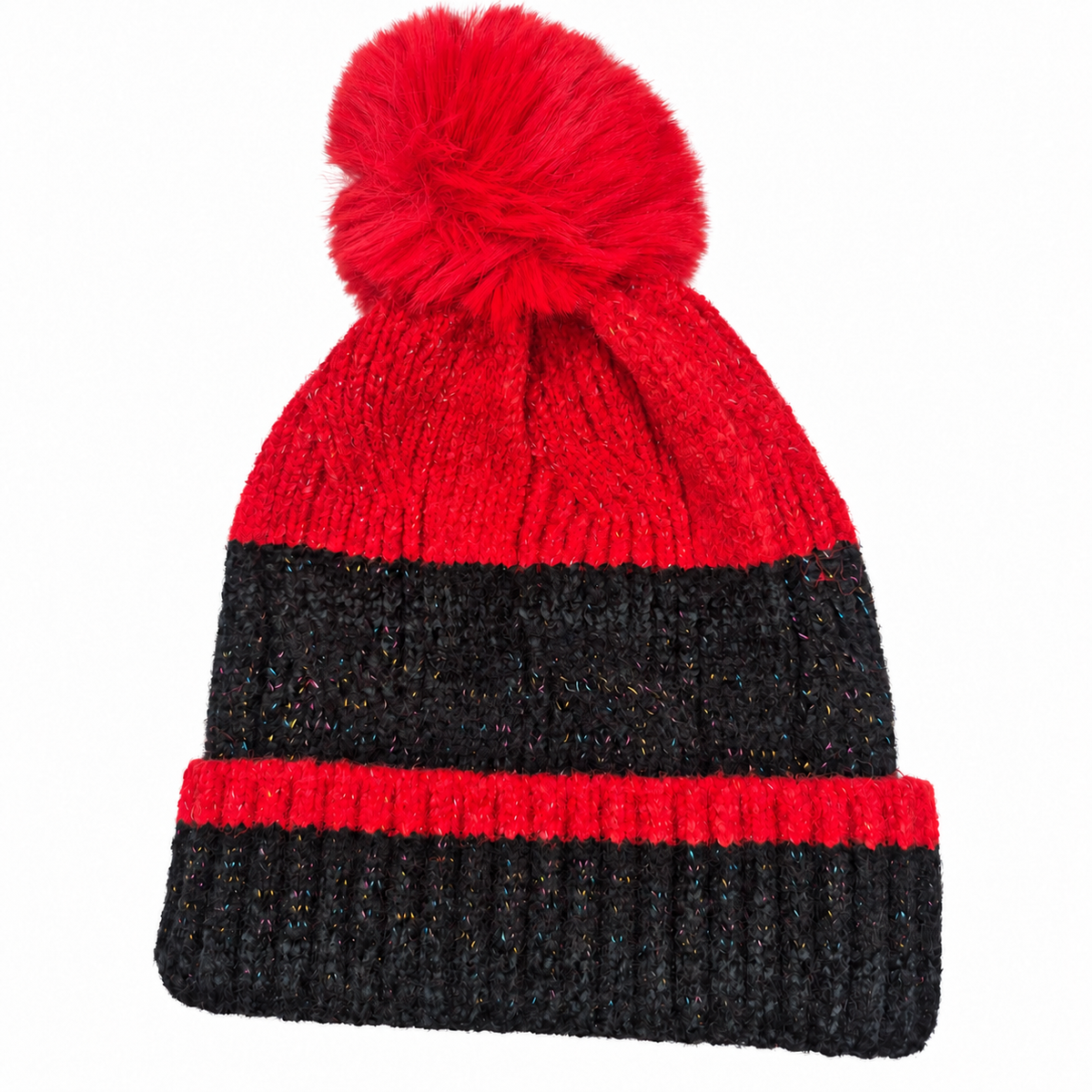Confetti Cozy Colorblock Beanie