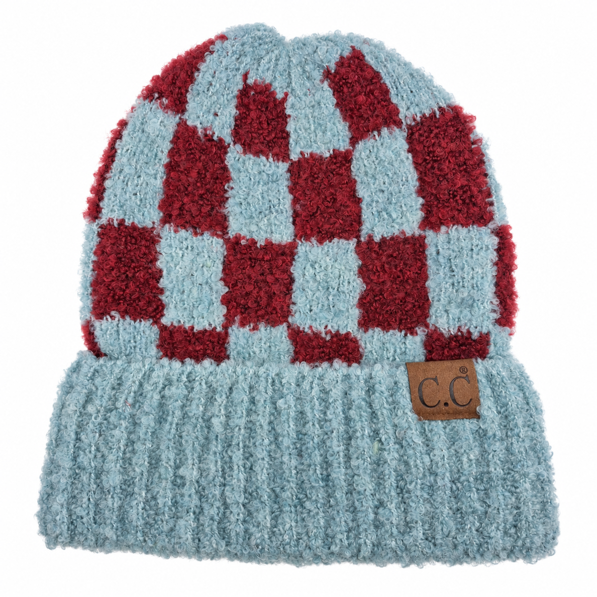 Frosted Checkerboard Beanie