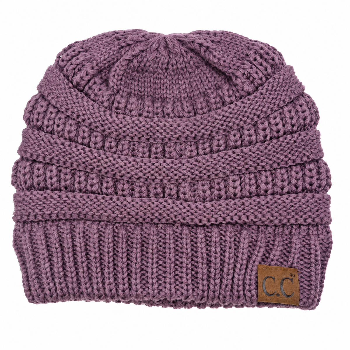 Plum Perfect Criss-Cross Beanie