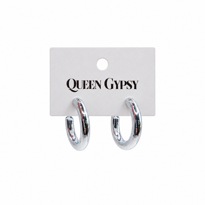 Shine-On Chunky Hoop Earrings