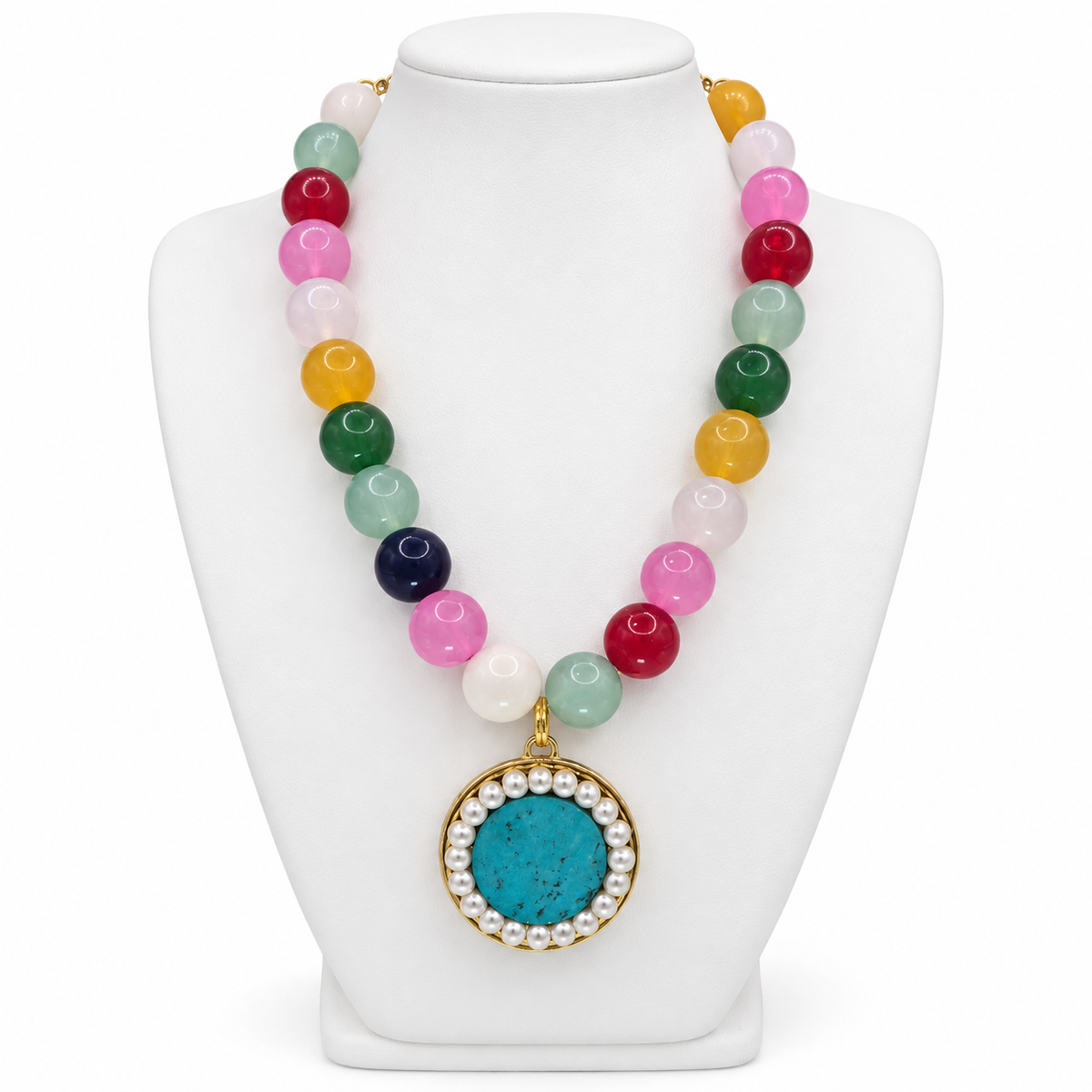 Chamilla Turquoise Medallion Necklace