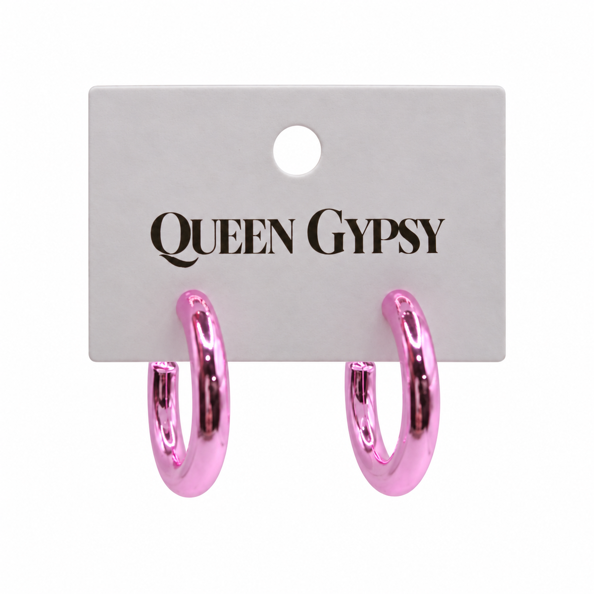 Shine-On Chunky Hoop Earrings