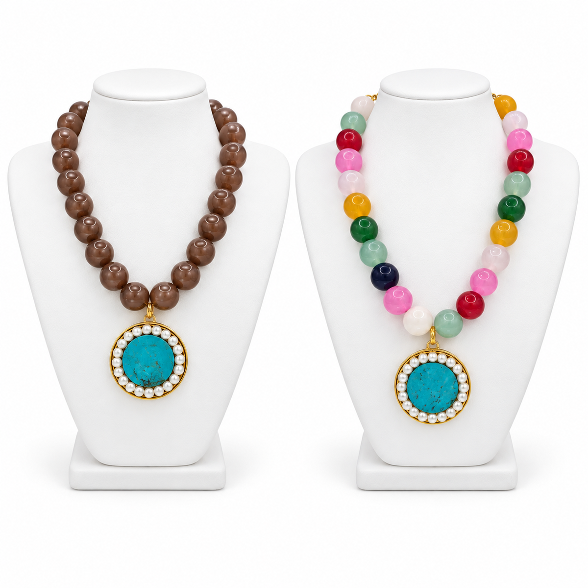 Chamilla Turquoise Medallion Necklace