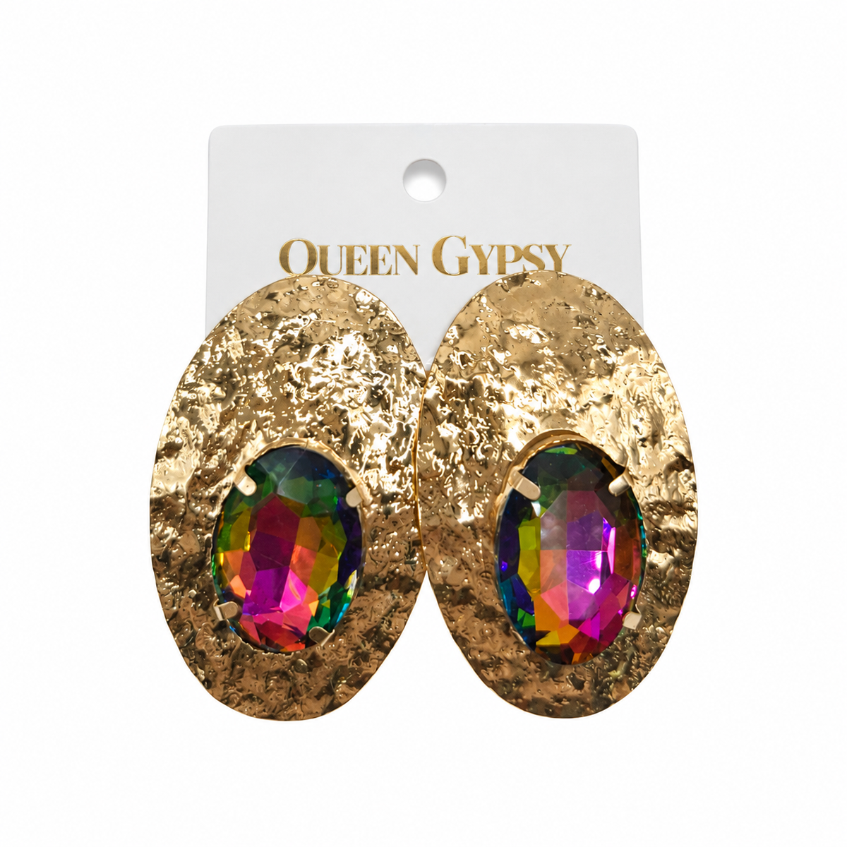 Cosmic Carnival Gold Earrings