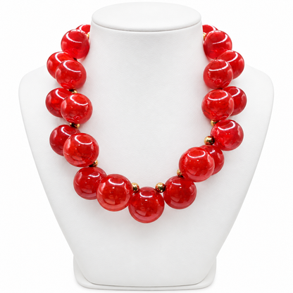 Bubble statement necklace-assorted colors