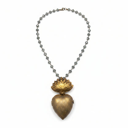 Sacred Heart Pendant Necklace 