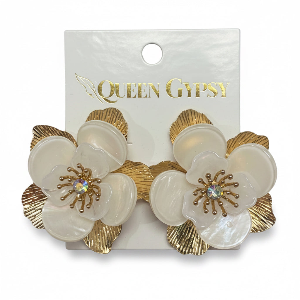 Golden Garden Earrings