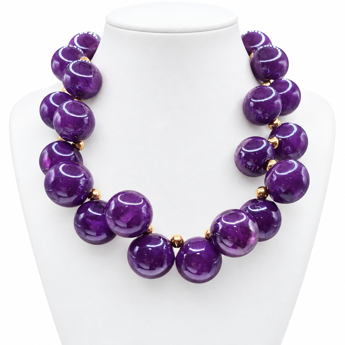 Bubble statement necklace-assorted colors