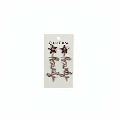 Crystal Howdy earrings