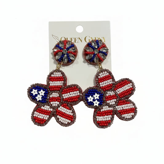 Patriot Petals Earrings