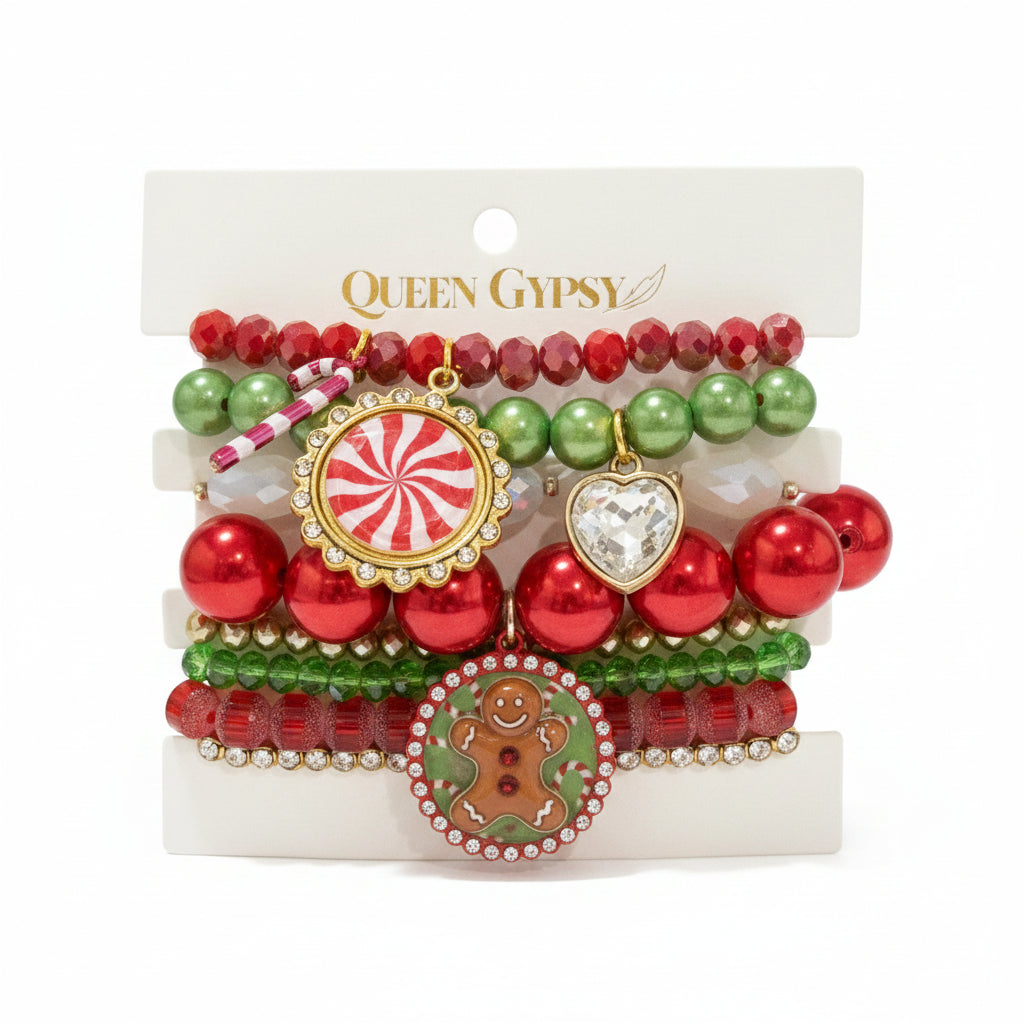 Green Gingerbread Stack-gold