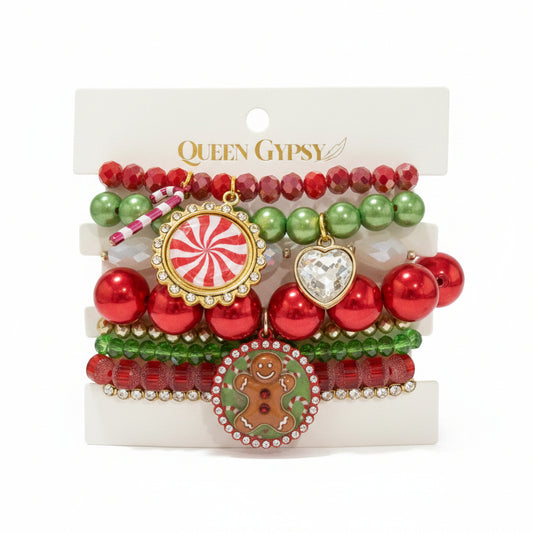 Green Gingerbread Stack-gold