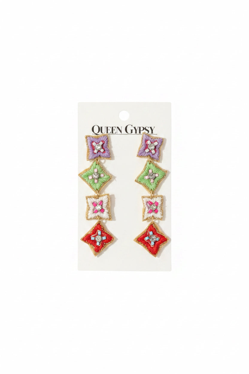 Boho Mosaic Earrings