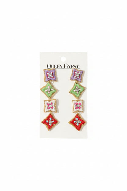 Boho Mosaic Earrings