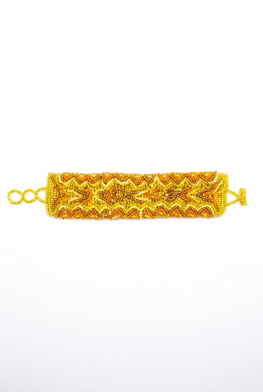 Vintage Beaded wrap bracelet