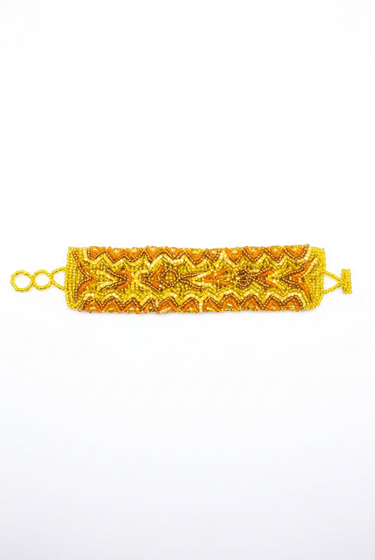 Vintage Beaded wrap bracelet