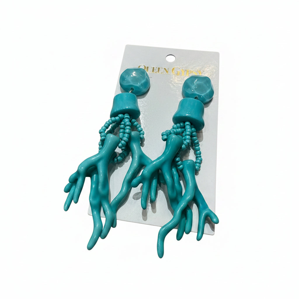Captivating Coral Earrings