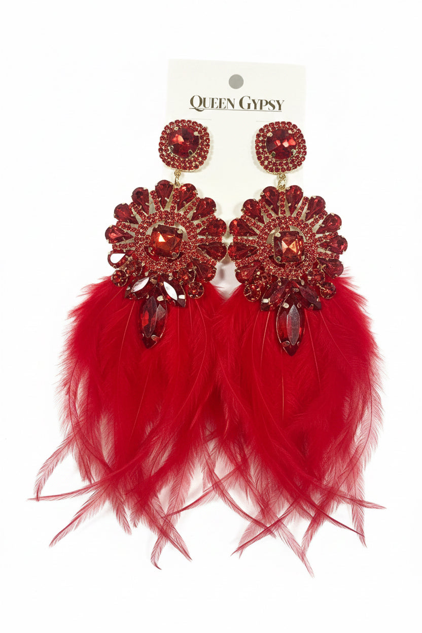 Regal Plumage Earrings