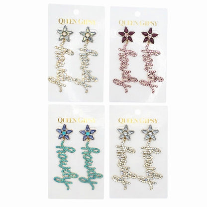 Crystal Howdy earrings