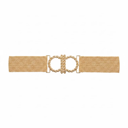 Braided Rope Buckle Elastic Stretch Belt assorted