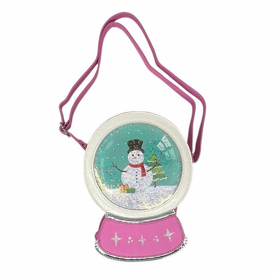 Snowman snow globe purse