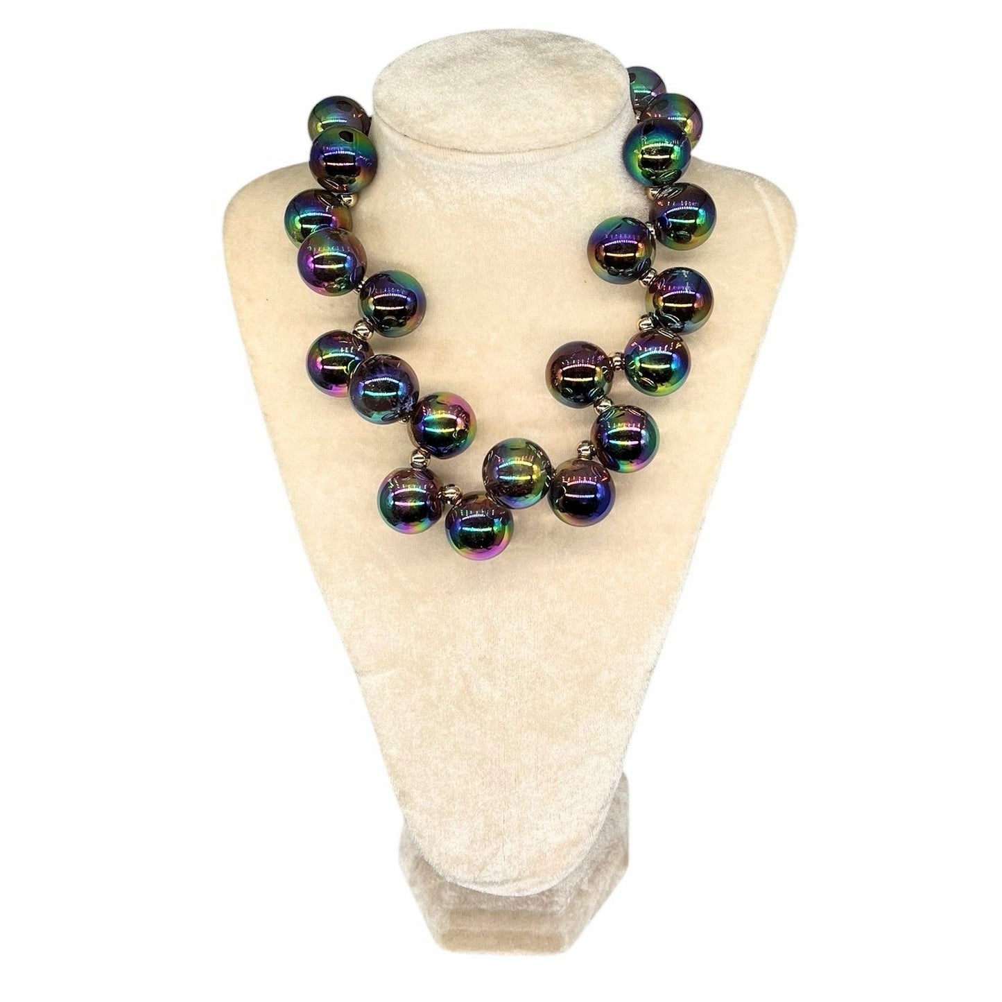 Bubble statement necklace-assorted colors