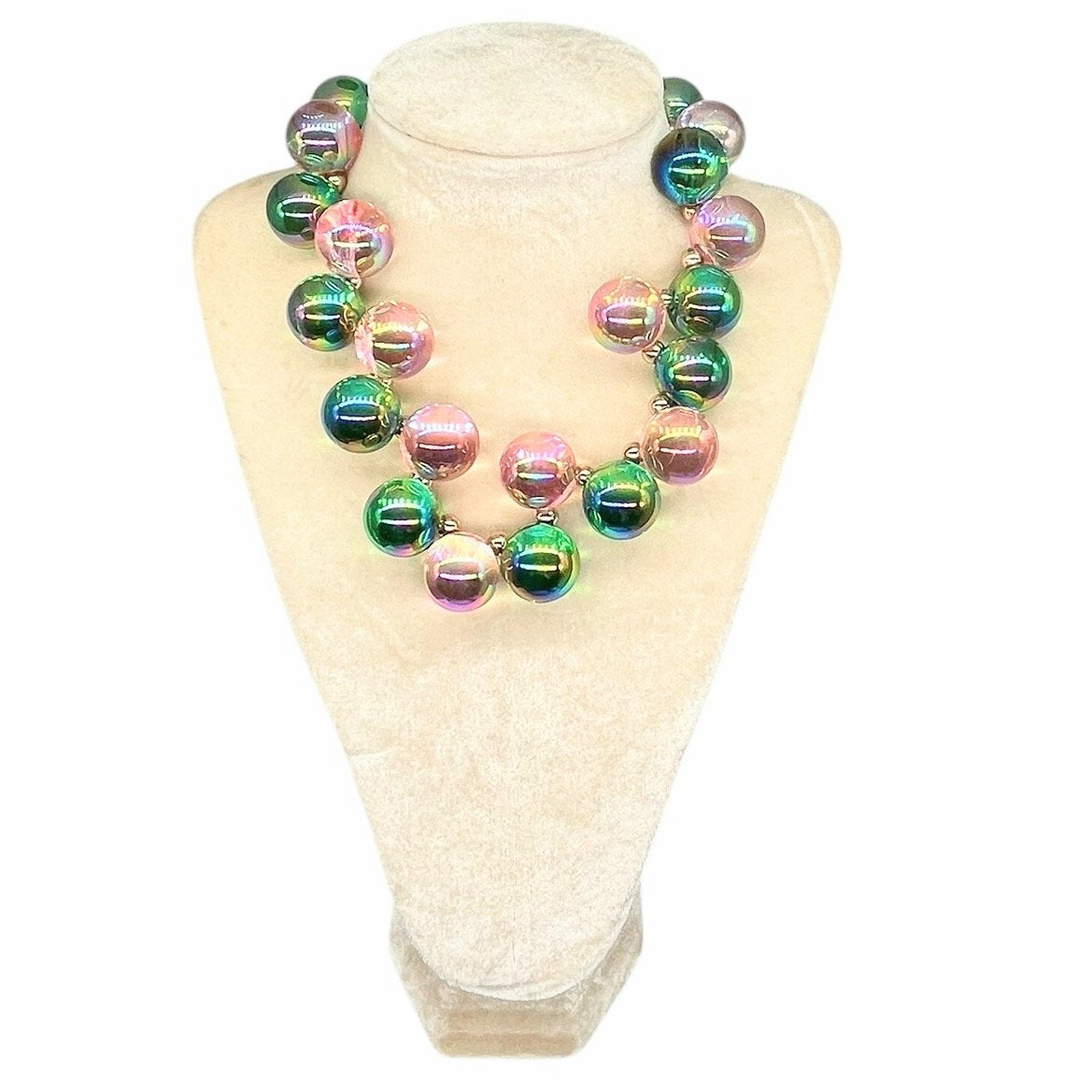 Bubble statement necklace-assorted colors