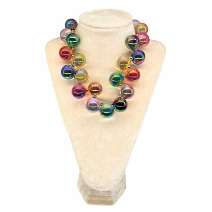 Bubble statement necklace-assorted colors