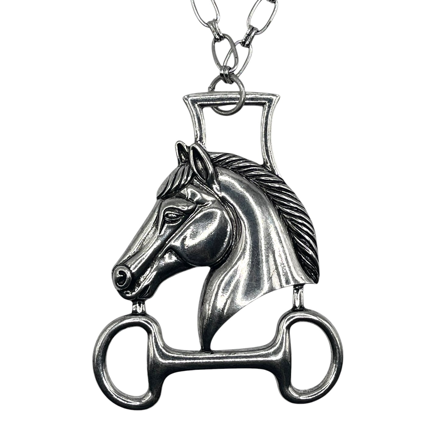 Iron Horse Snaffle Bit Necklace