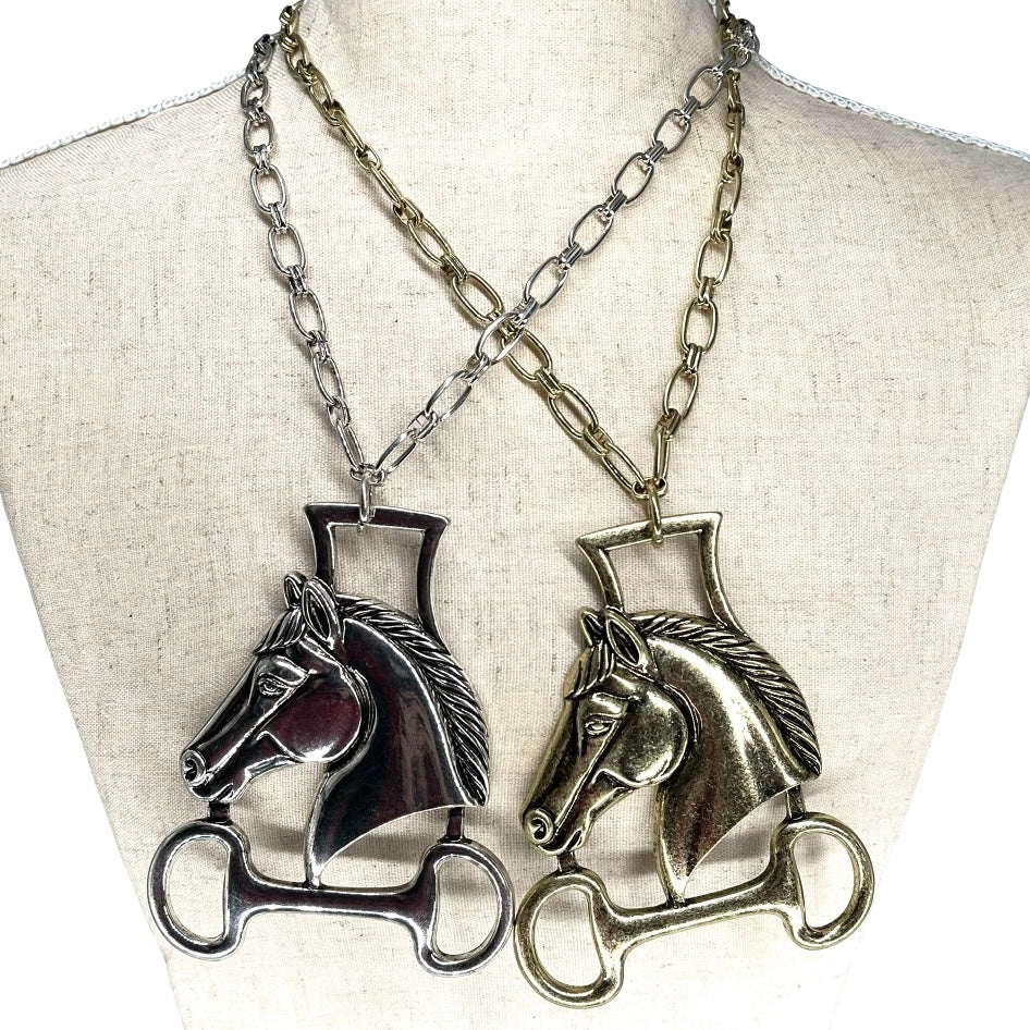 Iron Horse Snaffle Bit Necklace