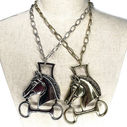 Iron Horse Snaffle Bit Necklace