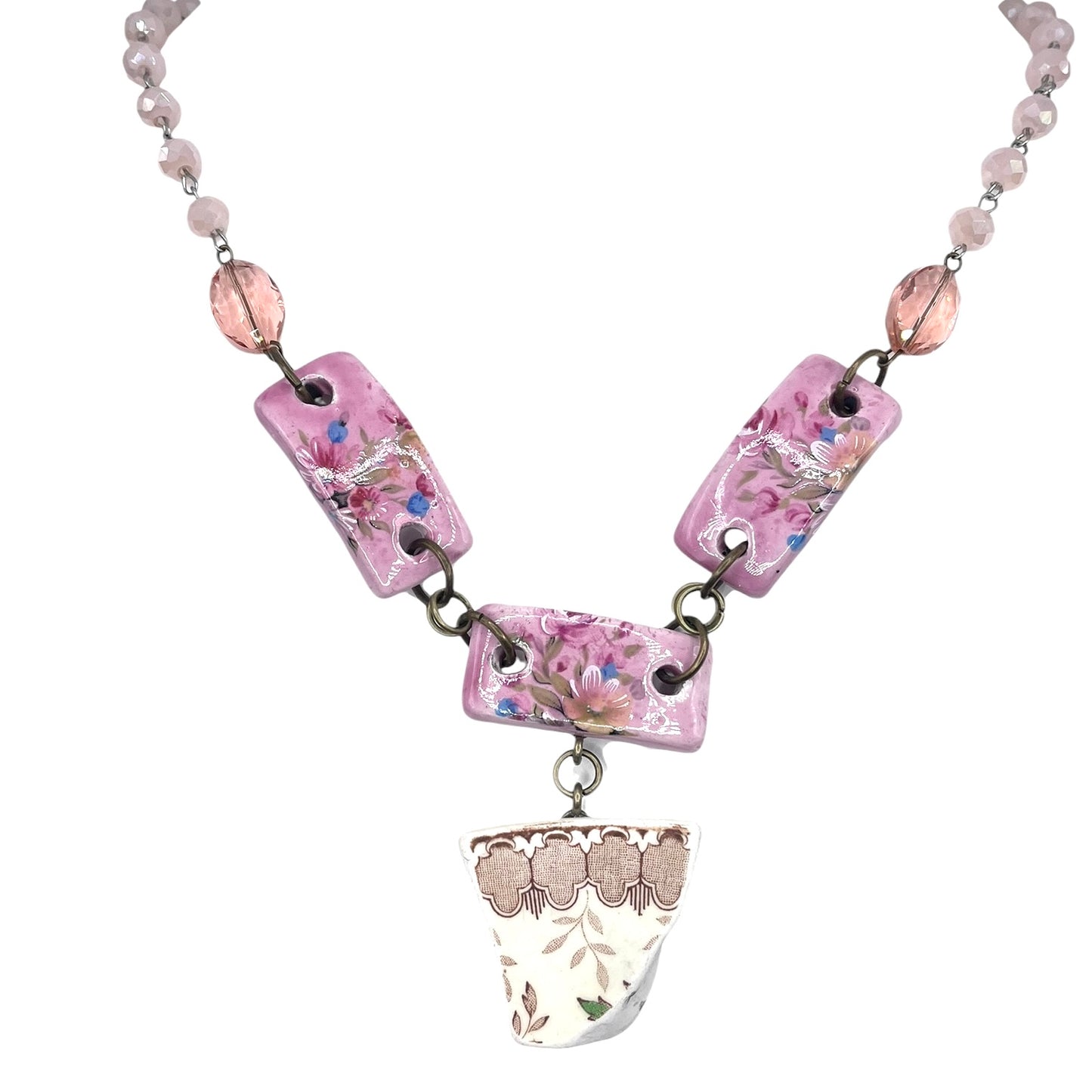 Porcelain China Charm necklace-assorted