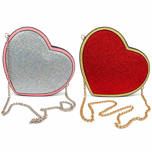 Heart to Get Glitter Heart Handbag Collection